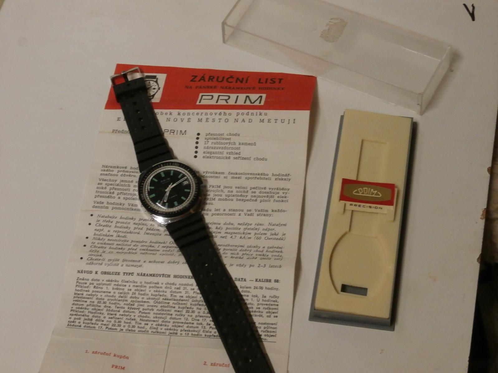 Hodinky Prim sport 2 + krabička s doklady