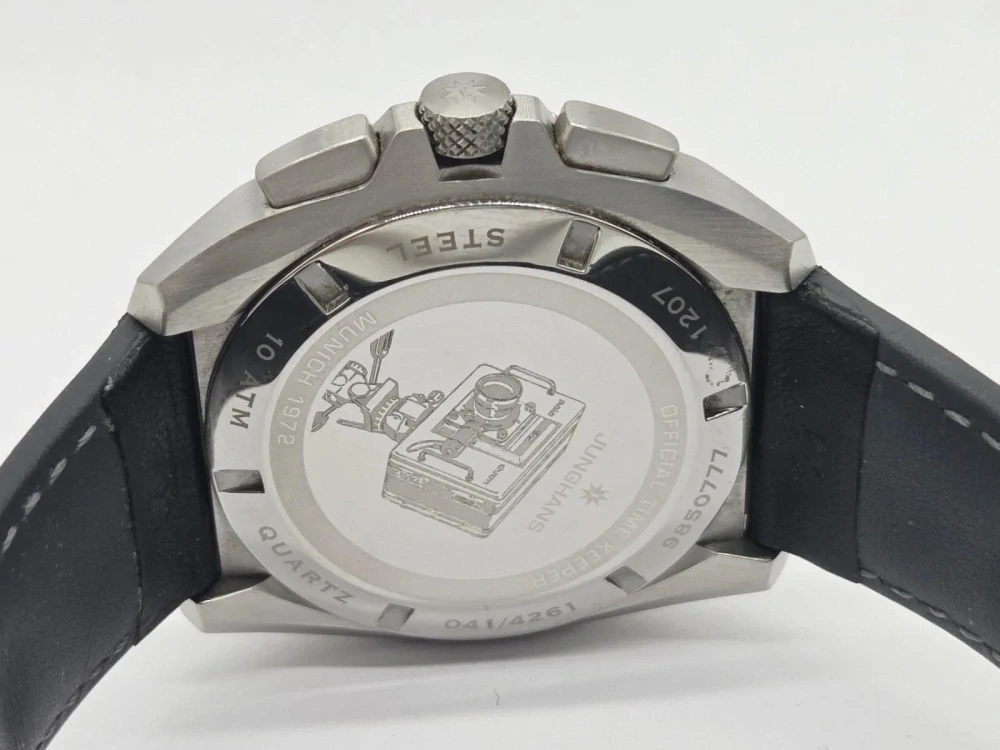 Krásné pánské velké hodinky chronograf Junkers
