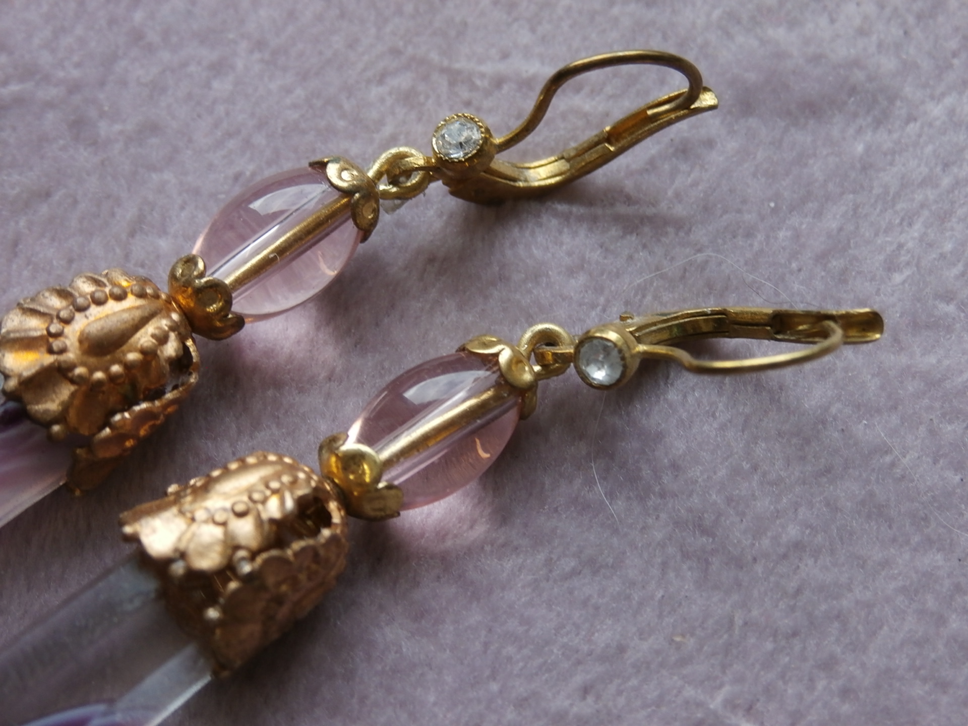 Překrásné staré secesní náušnice