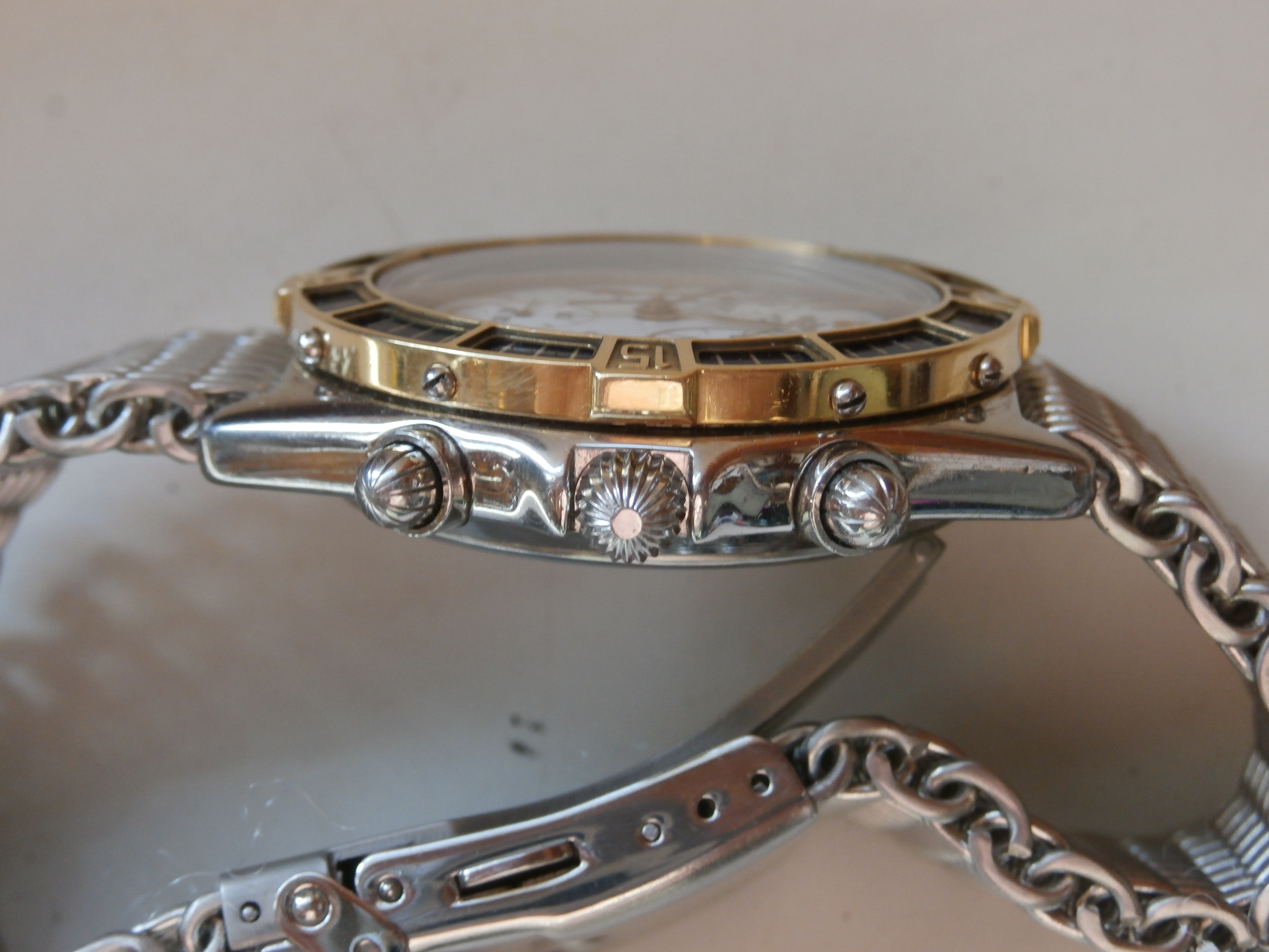 Hodinky BREITLING J CLASS zlato 18K + ocel  CHRONOGRAF A53067
