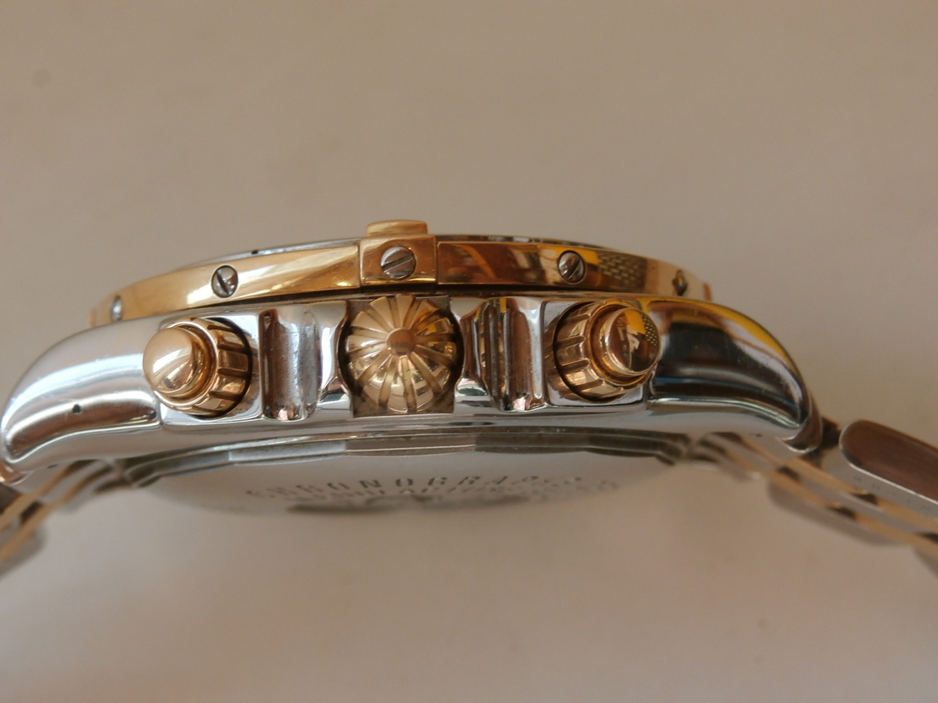 Hodinky BREITLING chronomat automatik A13356 18K zlato a ocel