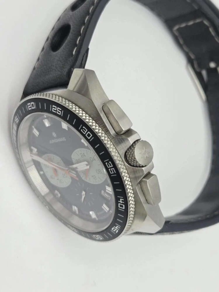 Krásné pánské velké hodinky chronograf Junkers