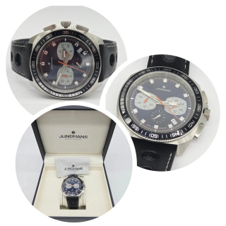 Krásné pánské velké hodinky chronograf Junkers